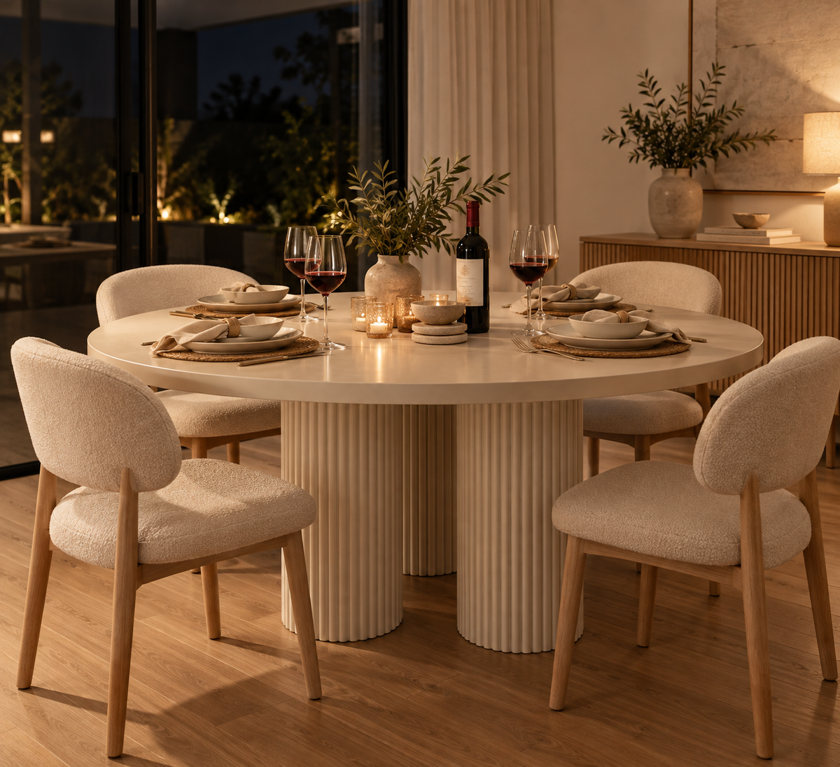 ROUND DINING TABLES