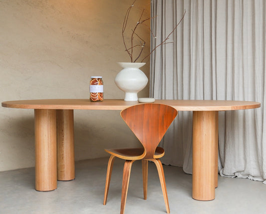The Della Oval Dining Table